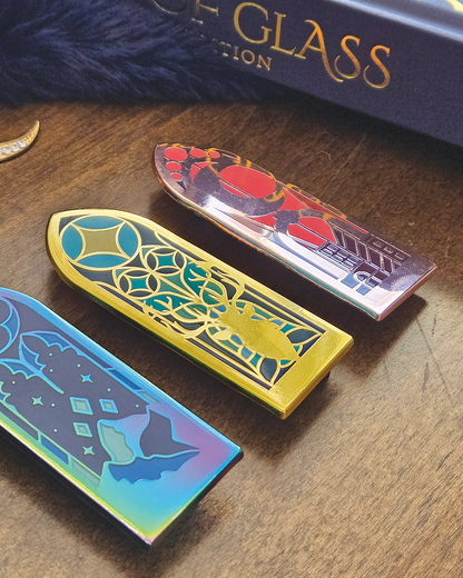 SJM Book Series Stained Glass Enamel Pin FULL SET (PREORDER)