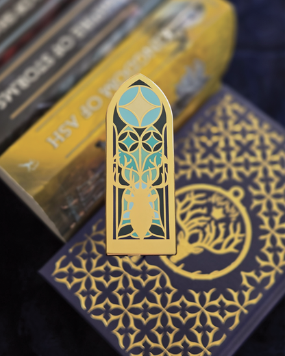 Throne of Glass Stained Glass Enamel Pin.